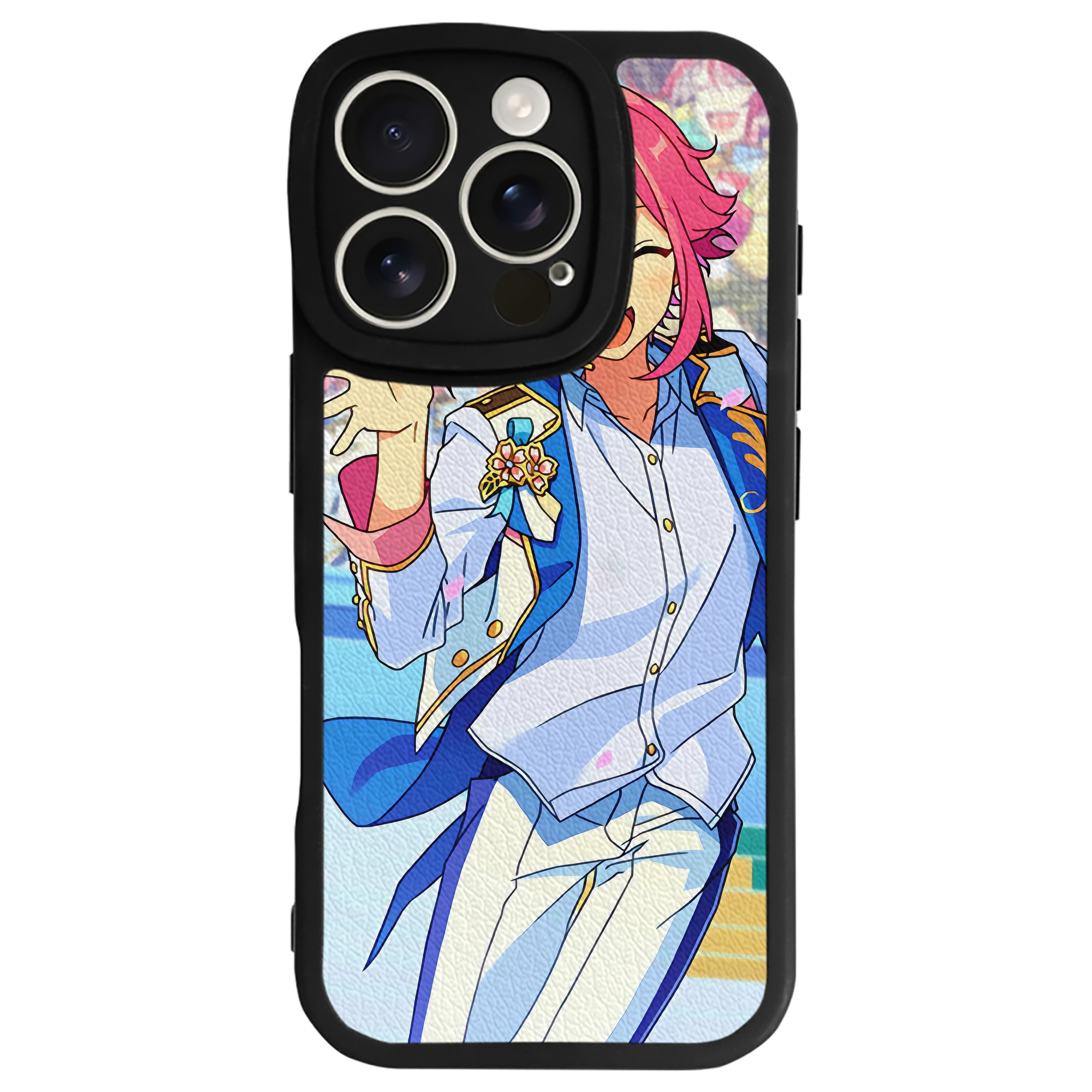 （画像用） あんさんぶるスターズ! Ensemble Stars 【iPhone 16シリーズ対応】シリコンスマホケース（レザー調） 材質：シリコン